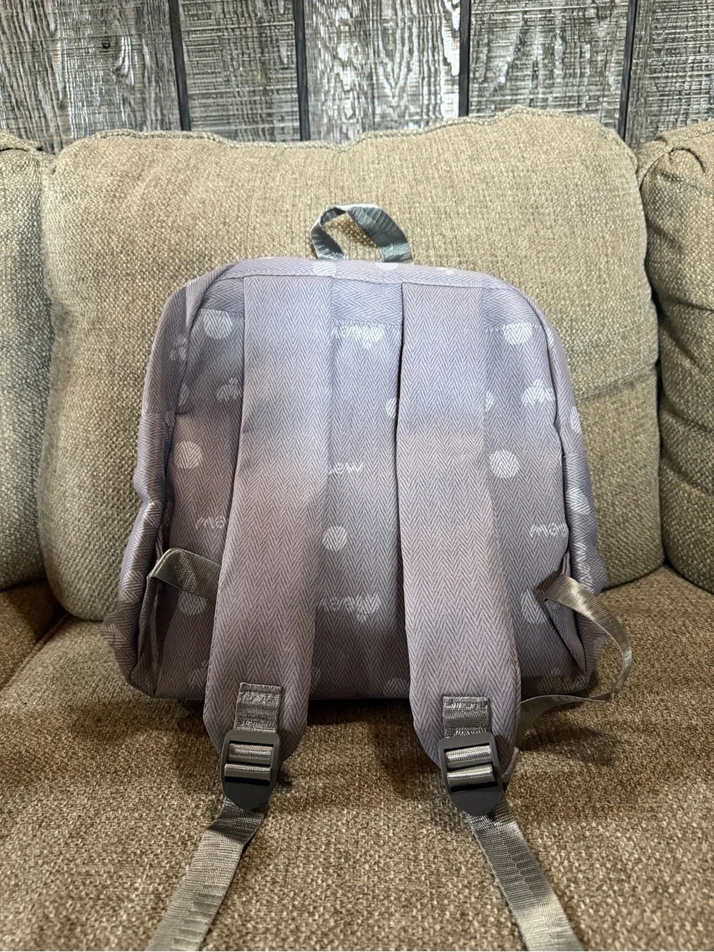 Gray Cat Plush Pocket Backpack - Gray